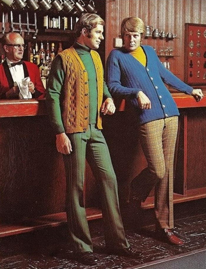 Суровая и беспощадная мужская мода 1970-х годов
